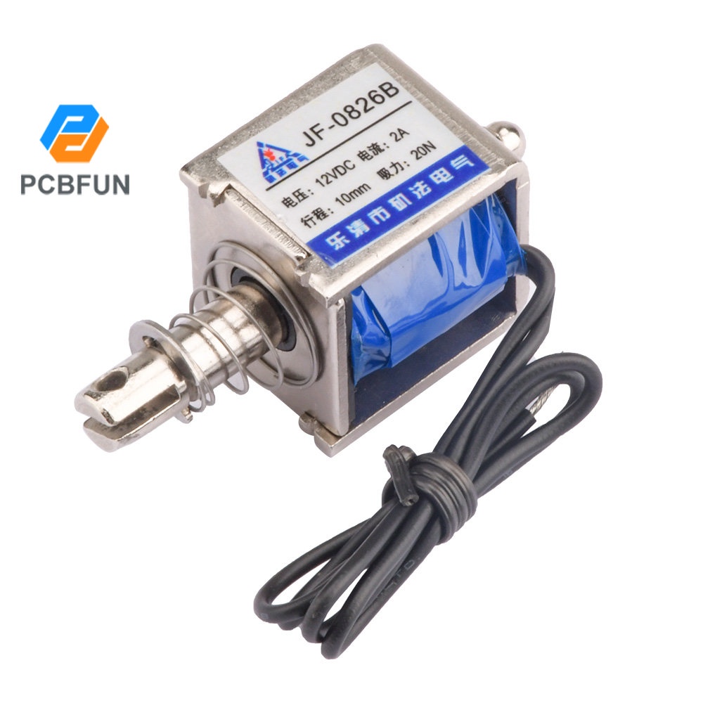 Nam châm điện từ Dc 12v / 2a Reset 10mm 20n