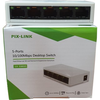 Bộ chia mạng 5 cổng PIXLINK LV-SW05