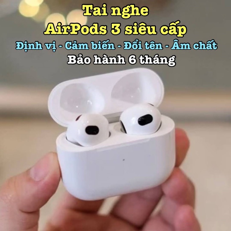 Tai nghe ko dây P3- Bluetooth, Định vị, cảm biến, đổi tên, check Settings