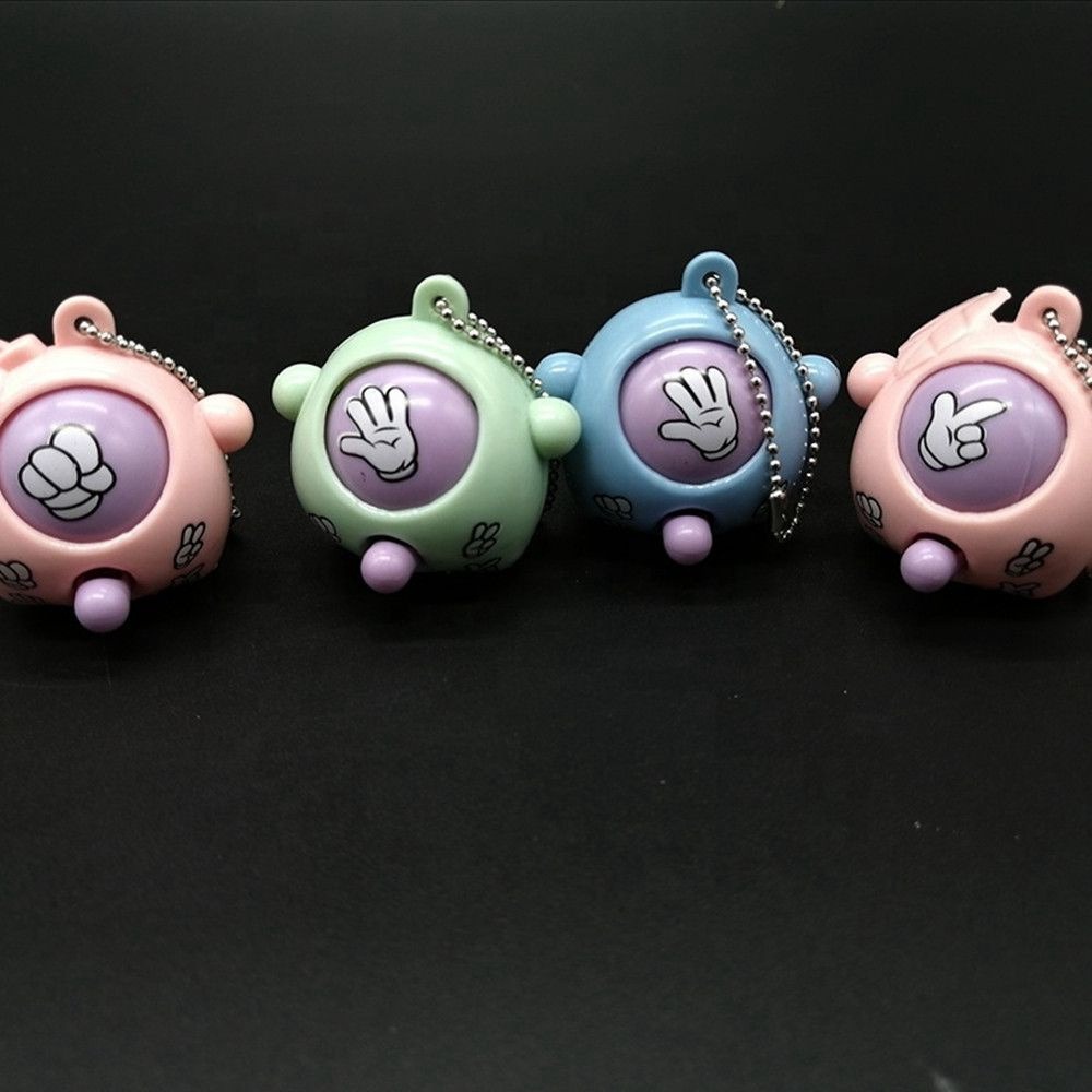 Set 3 Móc Khóa Hình Trứng Đoán Đồ Chơi Màu Sắc Ngẫu Nhiên Cho Bạn Bè