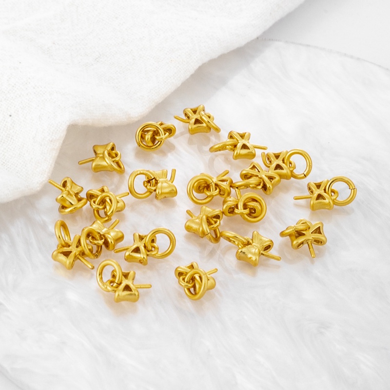 Túi Đồng 18k Đựng Trang Sức Hình Nơ Màu Vàng 6mm diy