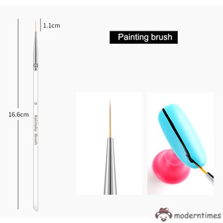 Bộ 3 Cọ Vẽ Móng Chuyên Nghiệp