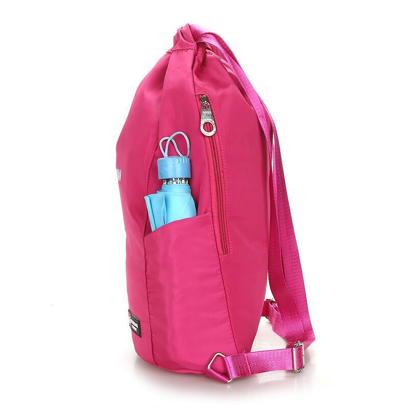 Ba Lô Dây Rút Bằng Vải Oxford Siêu Nhẹ Sức Chứa Lớn Cho Nữ