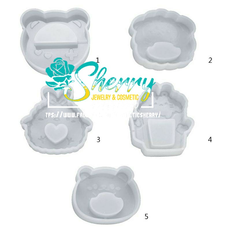 Khuôn Silicon Làm Móc Khóa Shaker Cao Cấp