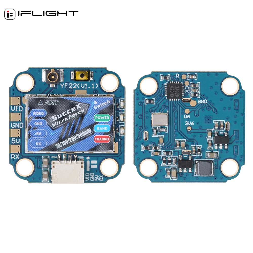 1 Cái iFlight SucceX-Force 300mW / 600mW / 800mW 5.8GHz Mini VTX NTSC / PAL Kết Nối MMCX Cho Máy Bay Điều Khiển Từ Xa FPV