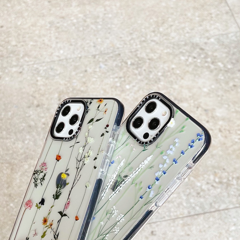 Ốp Điện Thoại Tpu Trong Suốt In Hình Cây Hoa Cho iPhone 15 14 13 12 11 Pro Max Mini X XS XR 6 6s 7 8 Plus