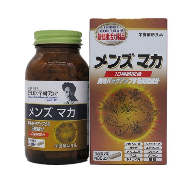 VIÊN UỐNG MACA NOGUCHI BỔ THẬN TRÁNG DƯƠNG, TĂNG CƯỜNG SINH LÝ NAM (HỘP 150 VIÊN)