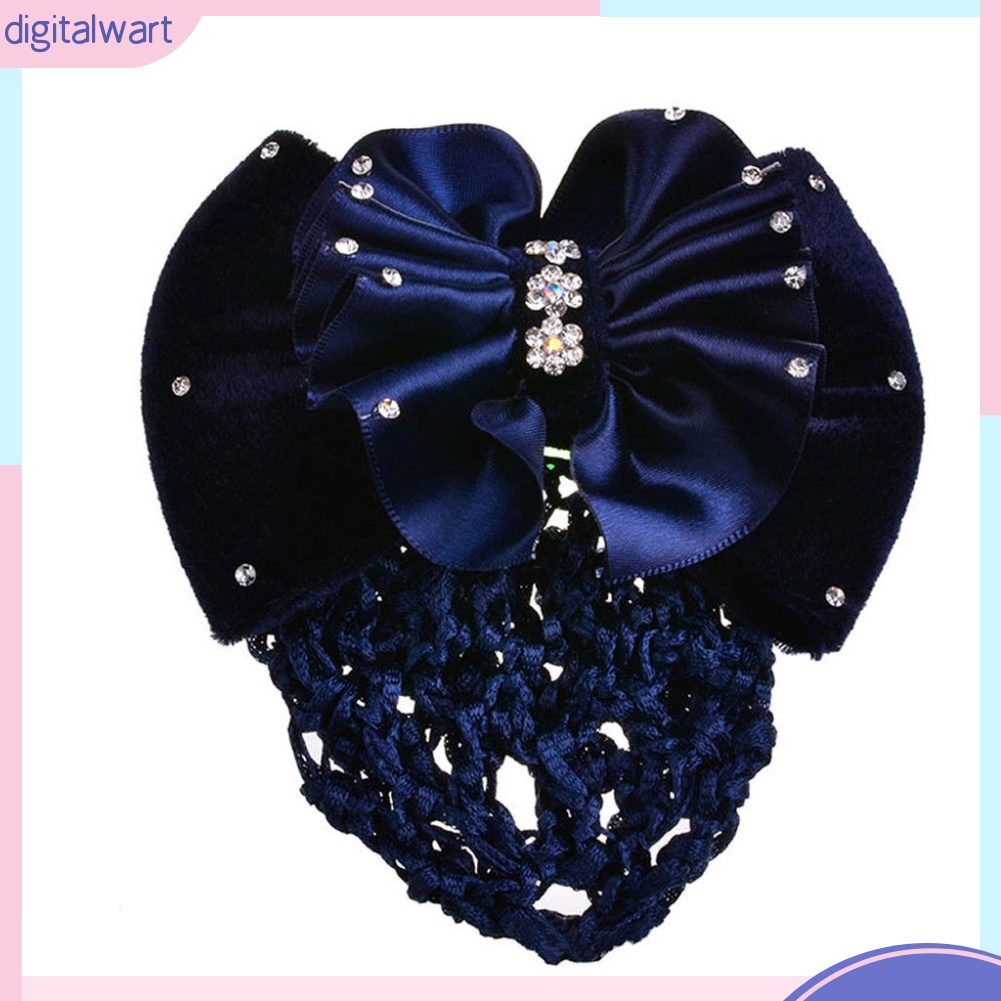 Kẹp Tóc Nơ Đính Đá Thời Trang Cho Nữ