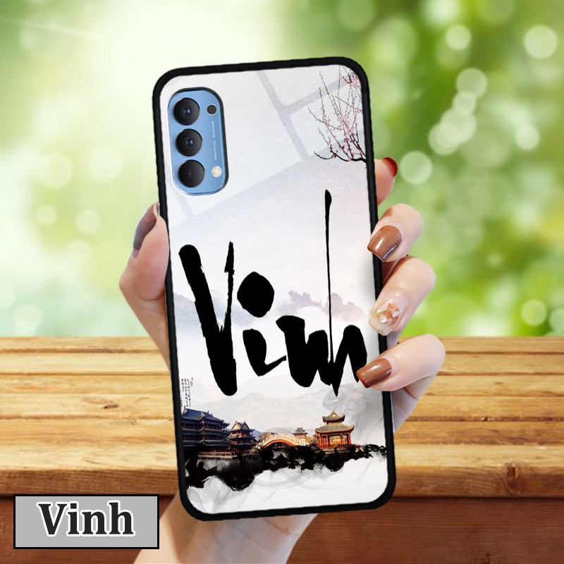 Ốp lưng  Oppo Reno 4 -in chữ thư pháp