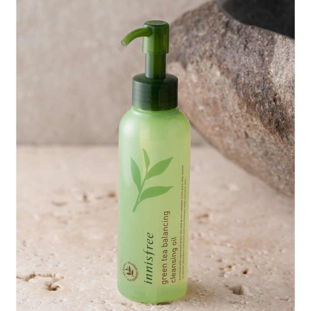 Dầu Tẩy Trang Trà Xanh Innisfree Green Tea Balancing Cleansing Oil 150ml (Da Hỗn Hợp)