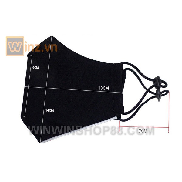 Khẩu trang đen Hàn Quốc V.2 thời trang hàn quốc ASAM | BigBuy360 - bigbuy360.vn