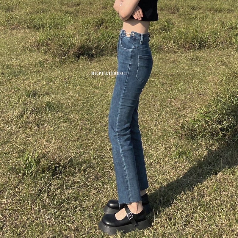 [Mã FAMARAL1 giảm 10K đơn 50K] [ ẢNH THẬT ĐỘC QUYỀN ] Quần jeans ôm xích 2 bên 128