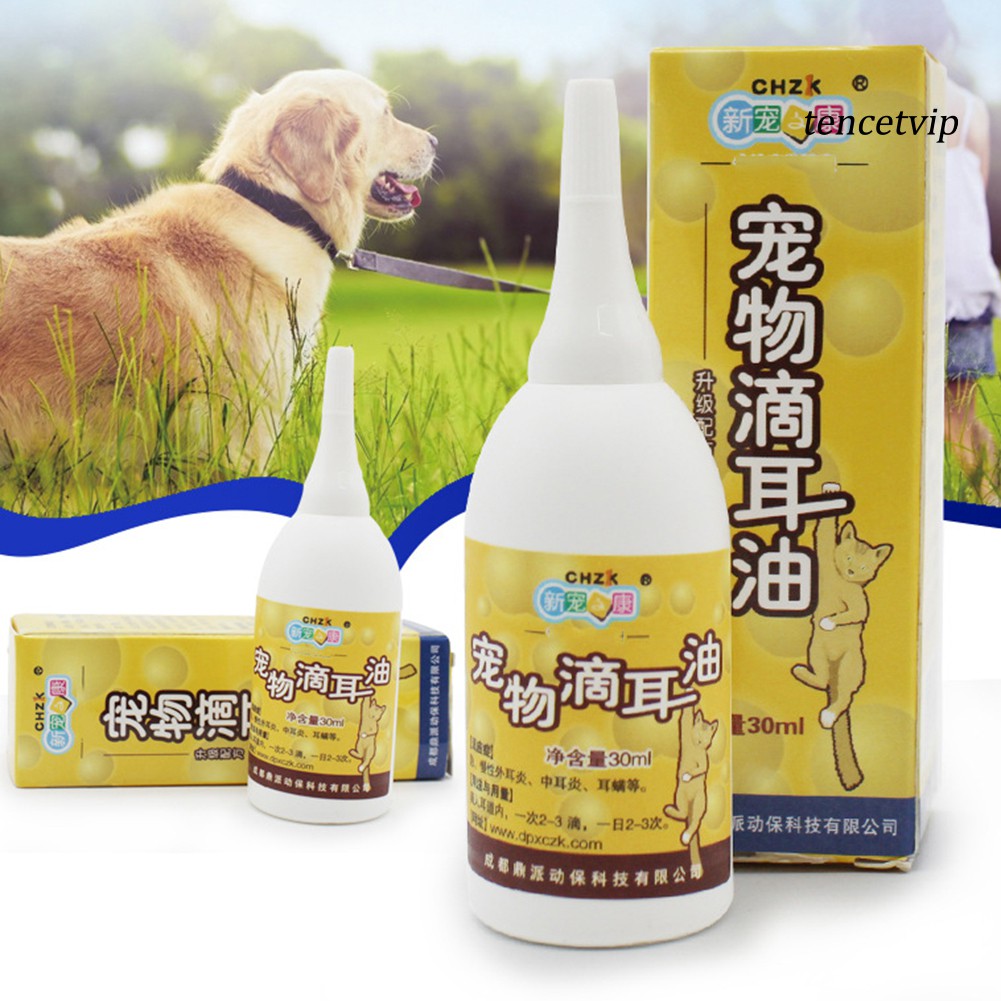 Dung dịch vệ sinh chữa vấn đề lỗ tai tiện dụng cho vật nuôi 30ml