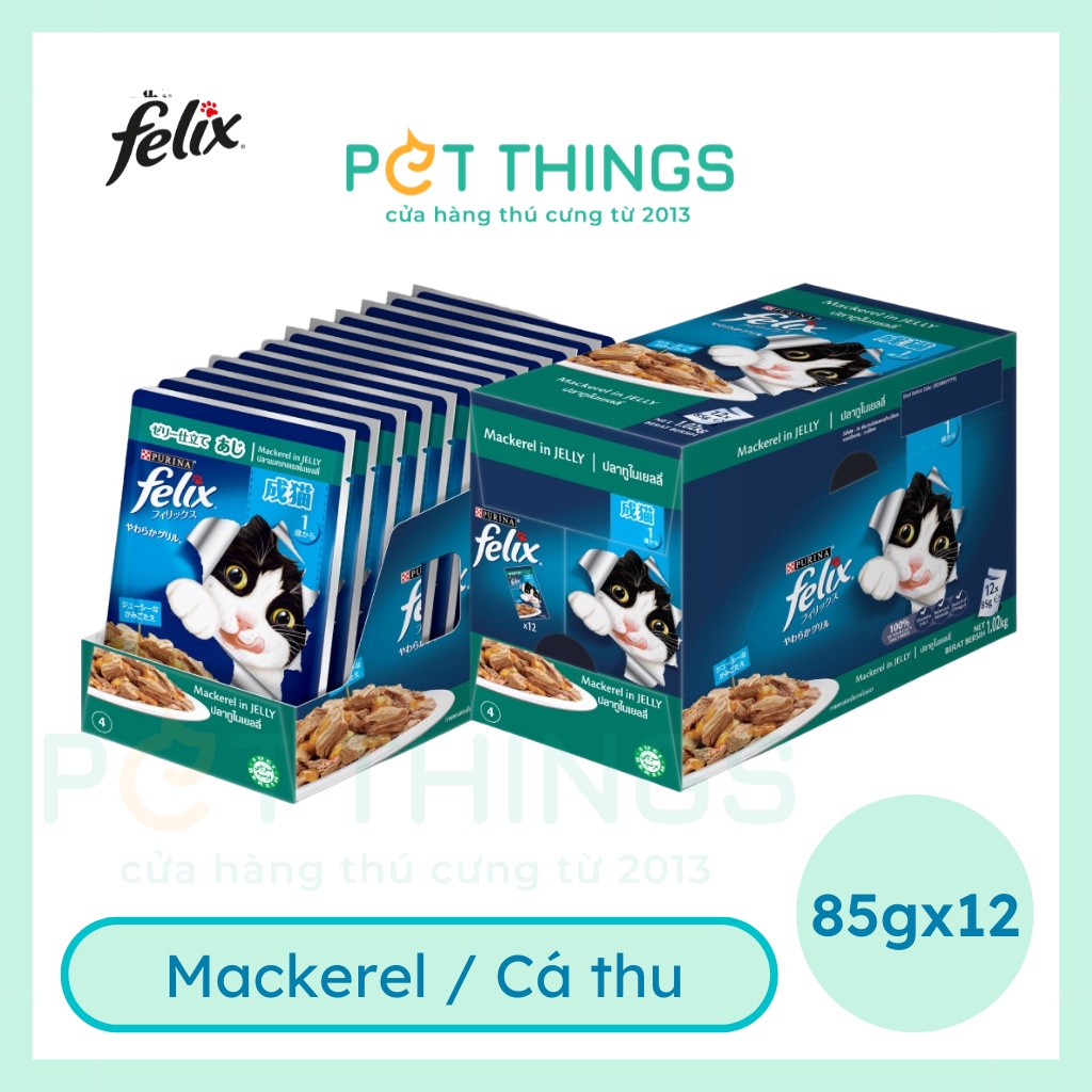 Pate MÈO Purina Felix 85g sản xuất Thái Lan