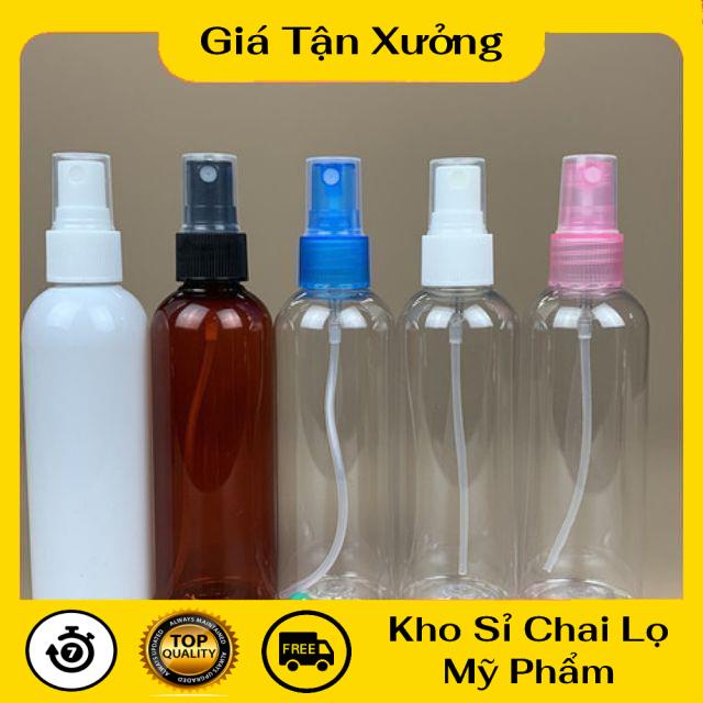 Chai Chiết Mĩ Phẩm ❤ TRÙM SỈ ❤ Chai xịt phun sương thân nâu 20ml,30ml,50ml,100ml , chai lo my pham , phụ kiện du lịch