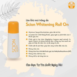 Lăn khử  mùi Scion mẫu  mới