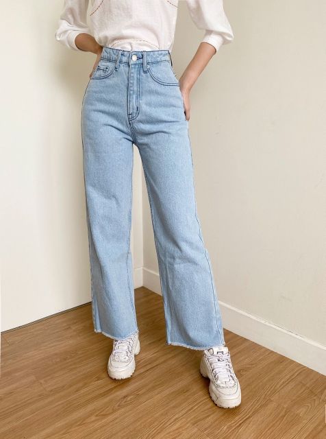 [Mã WASTMAY giảm 15% tối đa 30K đơn 150K] FS50K_ Quần JEAN Nữ Ống Rộng Cao Cấp OHS305 | BigBuy360 - bigbuy360.vn