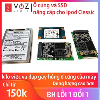 Ổ cứng và SSD nâng cấp cho Ipod Classic.