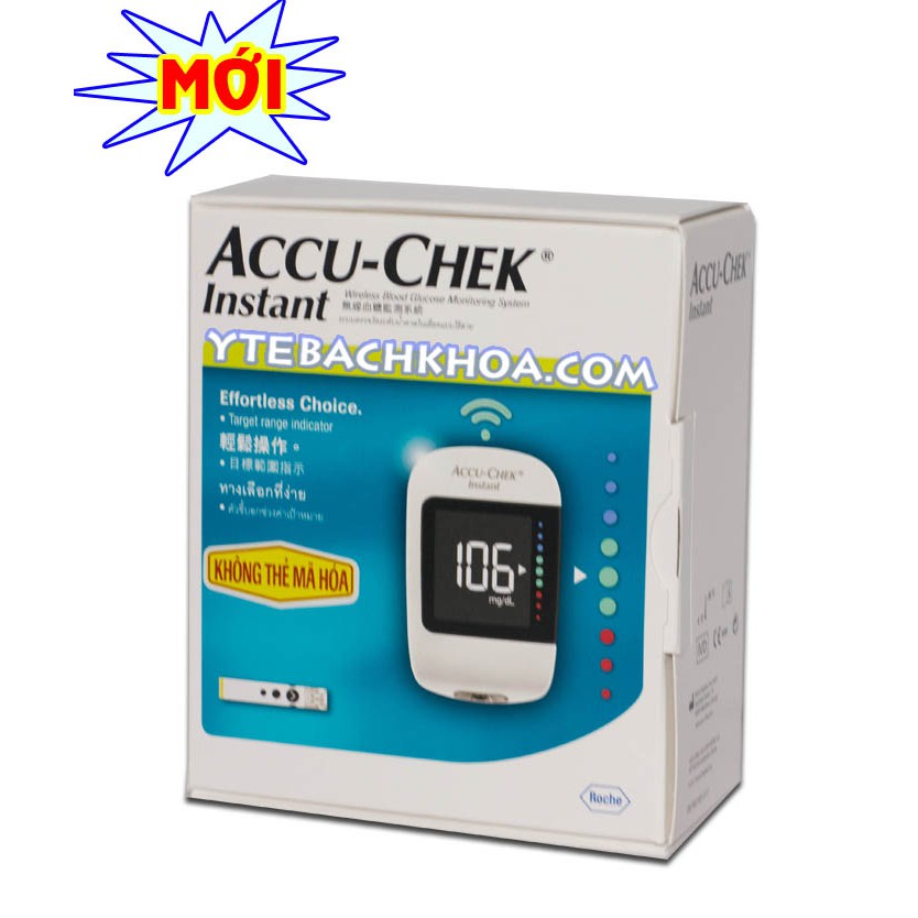 MÁY ĐO ĐƯỜNG HUYẾT ACCUCHEK INSTANT (MODEL MỚI 2020)