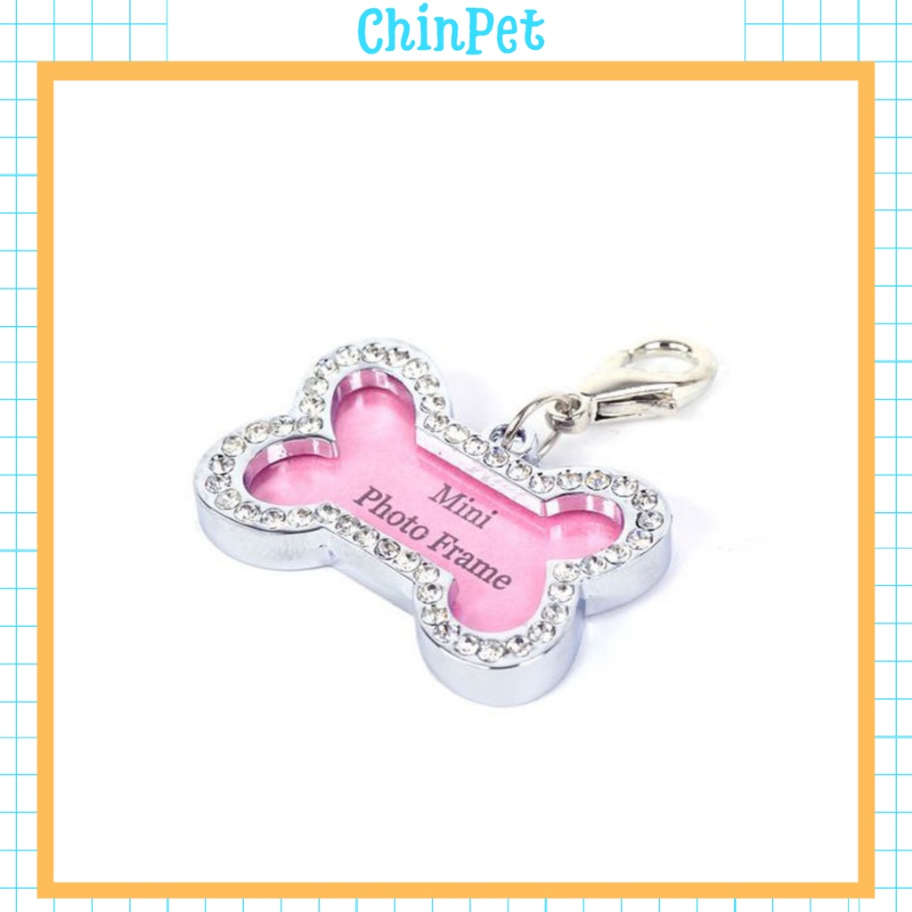 Thẻ tên thú cưng, thẻ tên chó mèo, bảng tên cho chó mèo - chinpet