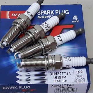 Bộ 4 Bugi Denso XUH22TT cho Kia Forte, Huyndai accent/ i20/ i30, porsche