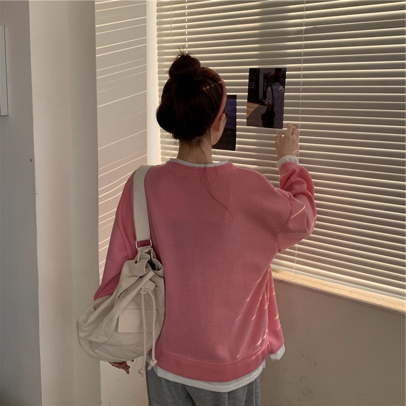  Áo Sweater Mỏng Tay Dài Cổ Tròn Thời Trang Mùa Thu Cho Nữ | BigBuy360 - bigbuy360.vn