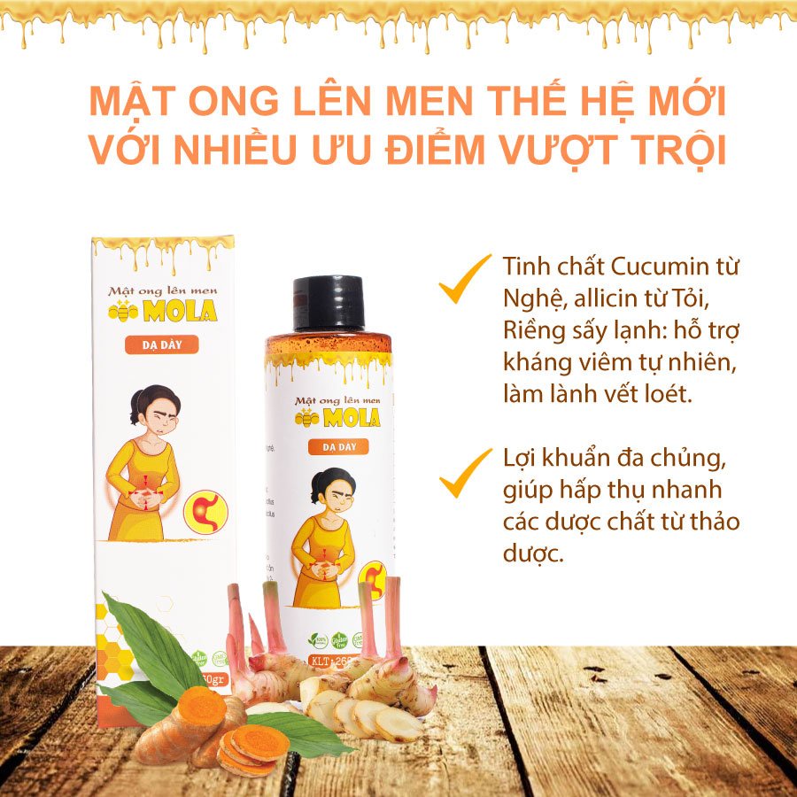 Mật ong lên men MOLA Dạ Dày 330Ml