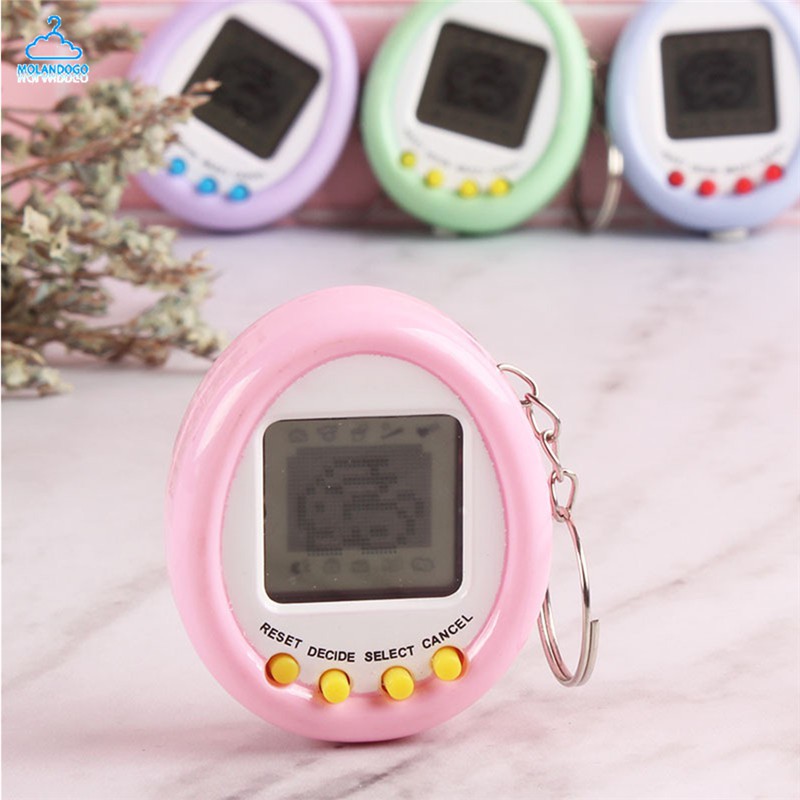 Máy trò chơi nuôi thú ảo Tamagotchi màu sắc macaron 168 trong 1