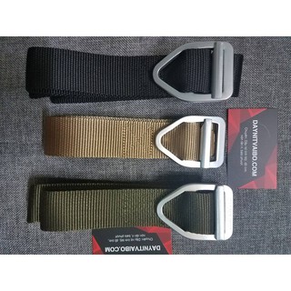 Dây nịt lính Mỹ thắt lưng vải dù  có độ bóng, vải mềm, 3 màu đơn giản đen, xanh rêu, nâu đồng