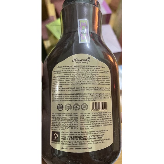 DẦU GỘI HANAYUKI SHAMPOO