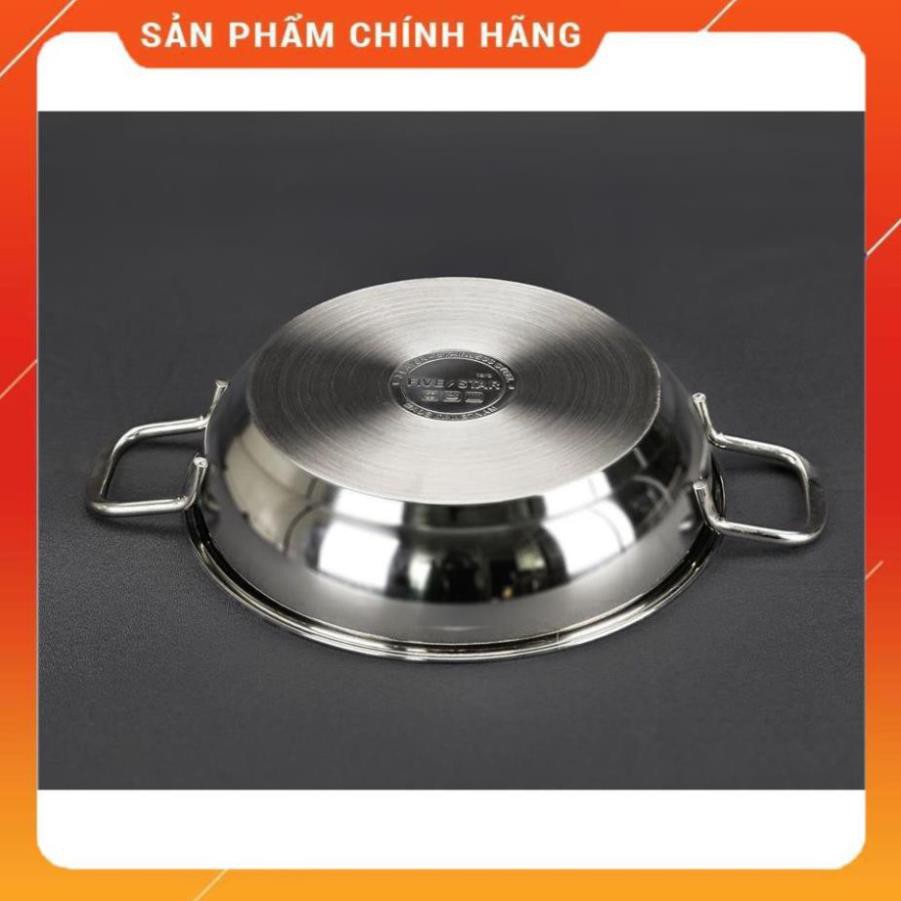 [FreeShip]  Bộ nồi inox Fivestar 5 chiếc 3 đáy vung kính, Hàng chính hãng - Bảo hành 5 năm BM