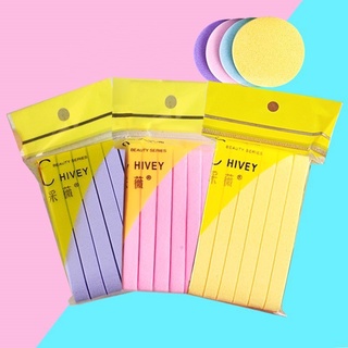 [Gói 12 miếng]Bông nở rửa mặt Chivey Nhật Bản