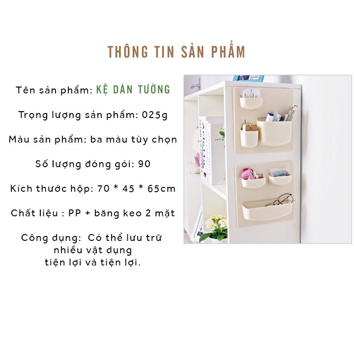 Kệ dán tường PVC đa năng dán tủ lạnh, phòng tắm, nhà bếp BETA HOME B006 | BigBuy360 - bigbuy360.vn