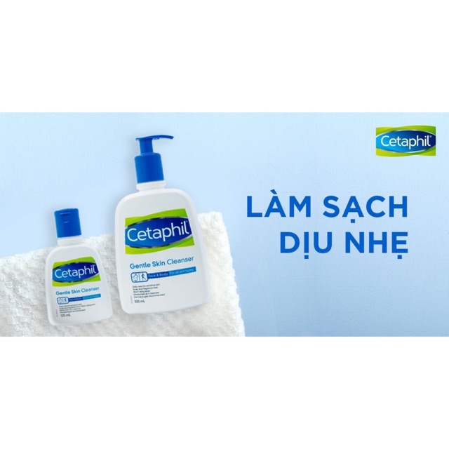 [CHÍNH HÃNG] Cetaphil Gentle Skin Cleanser - Sữa rửa mặt dịu nhẹ làm sạch bụi bẩn, an toàn cho da nhạy cảm, da khô, mụn