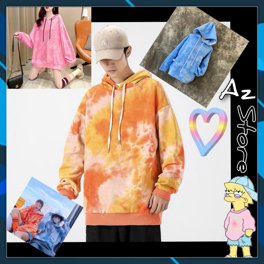 (🌈HÌNH THẬT💢) ÁO HOODIE - ÁO KHOÁC NỈ LOANG MÀU CHUI HOOIDE NAM NỮ MỚI | BigBuy360 - bigbuy360.vn