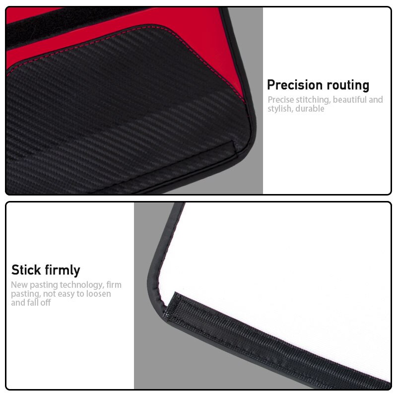 Đệm đai an toàn SEAMETAL da sợi carbon bảo vệ đa năng trang trí nội thất xe hơi nhiều loại tùy chọn