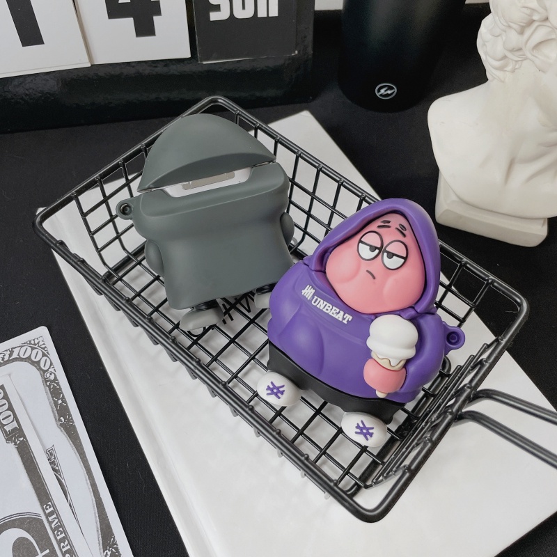 Vỏ Bảo Vệ Hộp Sạc Tai Nghe Airpods 3 Pro 2 3 Họa Tiết Hoạt Hình SpongeBob Dễ Thương Ốp