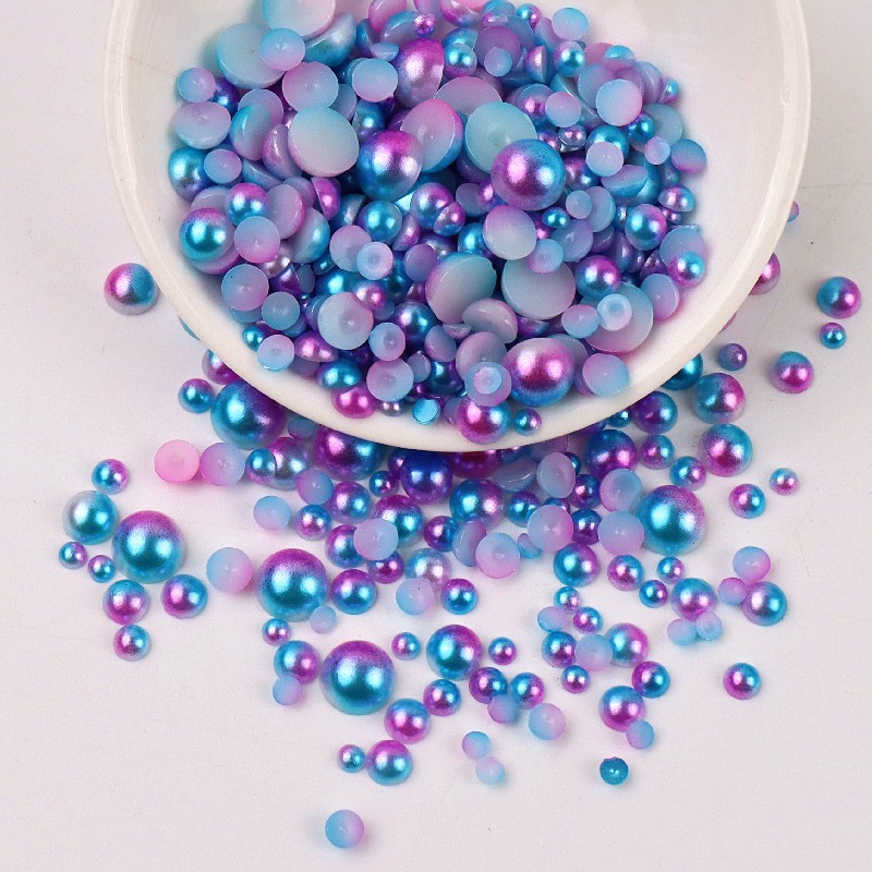Hạt ngọc trai nhân tạo 3/4/6/8/10mm dùng làm đồ thủ công/ trang trí điện thoại
