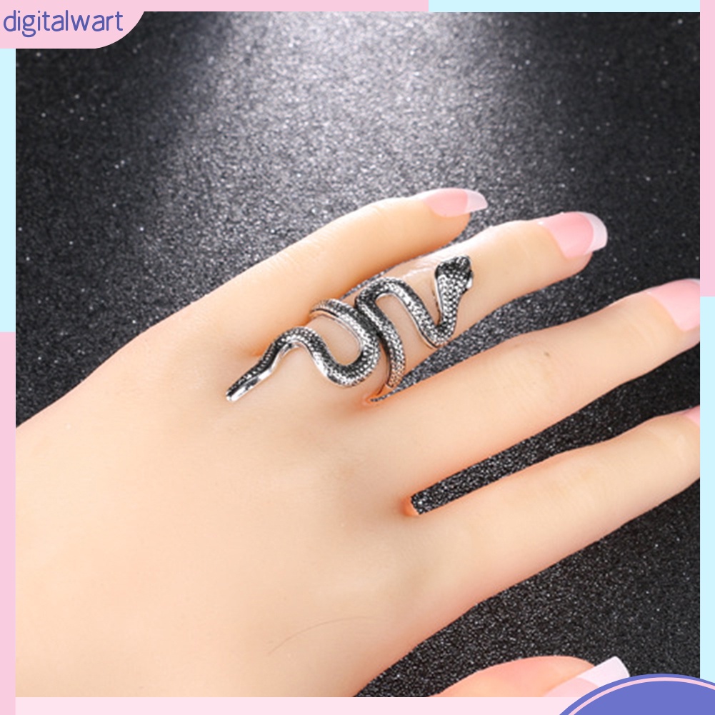 Nhẫn Hợp Kim Hình Rắn Hóa Trang Cho Nam Và Nữ