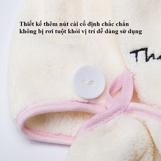 [HCM] Khăn Quấn Đầu Làm Khô Tóc Siêu Thấm