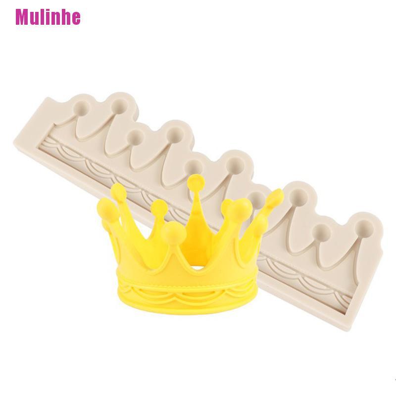 Khuôn silicone Tạo Hình Vương Miện Trang Trí Bánh