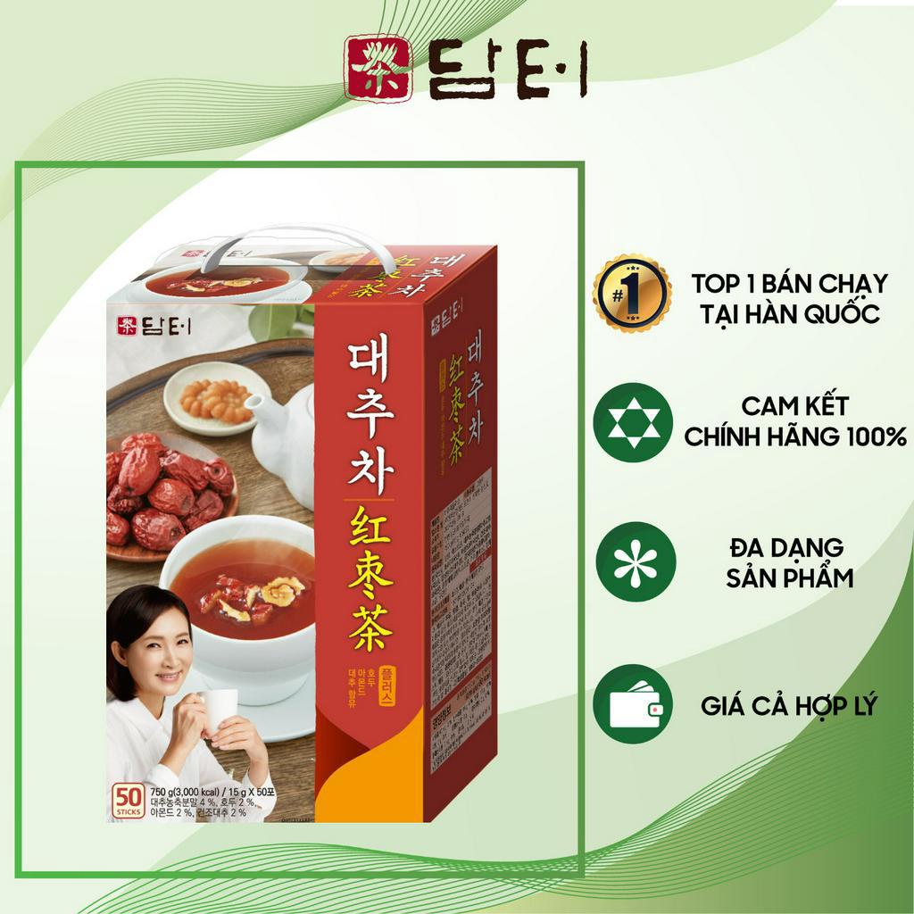 [Date T1/2024] Trà Táo Đỏ Damtuh Hàn Quốc - Hộp 50 Gói