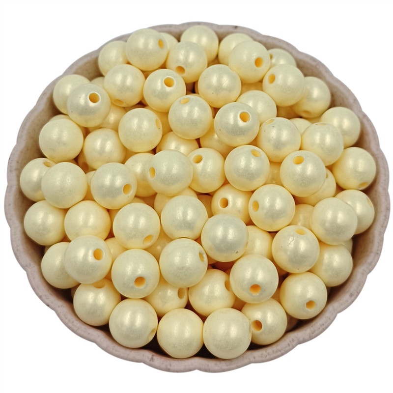 Set 20/40 Hạt Tròn Acrylic Nhiều Màu Sắc Dùng Để Làm Trang Sức Thủ Công