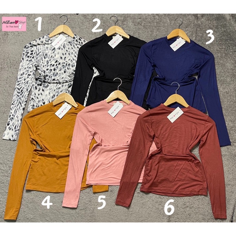 Áo Thun Trơn Body Tay Dài Cổ Tròn ( NZON SHOP ) | BigBuy360 - bigbuy360.vn