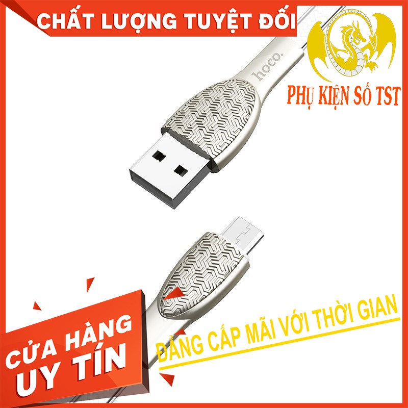 Cáp Sạc Nhanh 2.4A Hoco U52 Micro - Hàng chính hãng