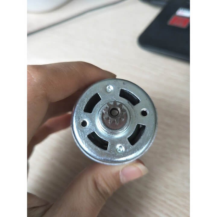 Motor 550 12v trục tròn công suất cao chuyên dùng thay thế cho các dòng máy khoan 12v, máy bắt vít, máy bulong cầm tay