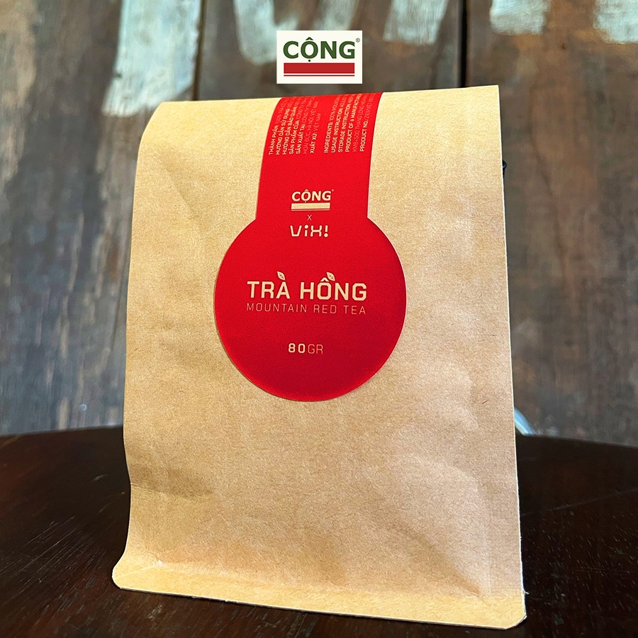 Hồng trà cổ thụ Cộng Cà Phê x ViXi 80gr
