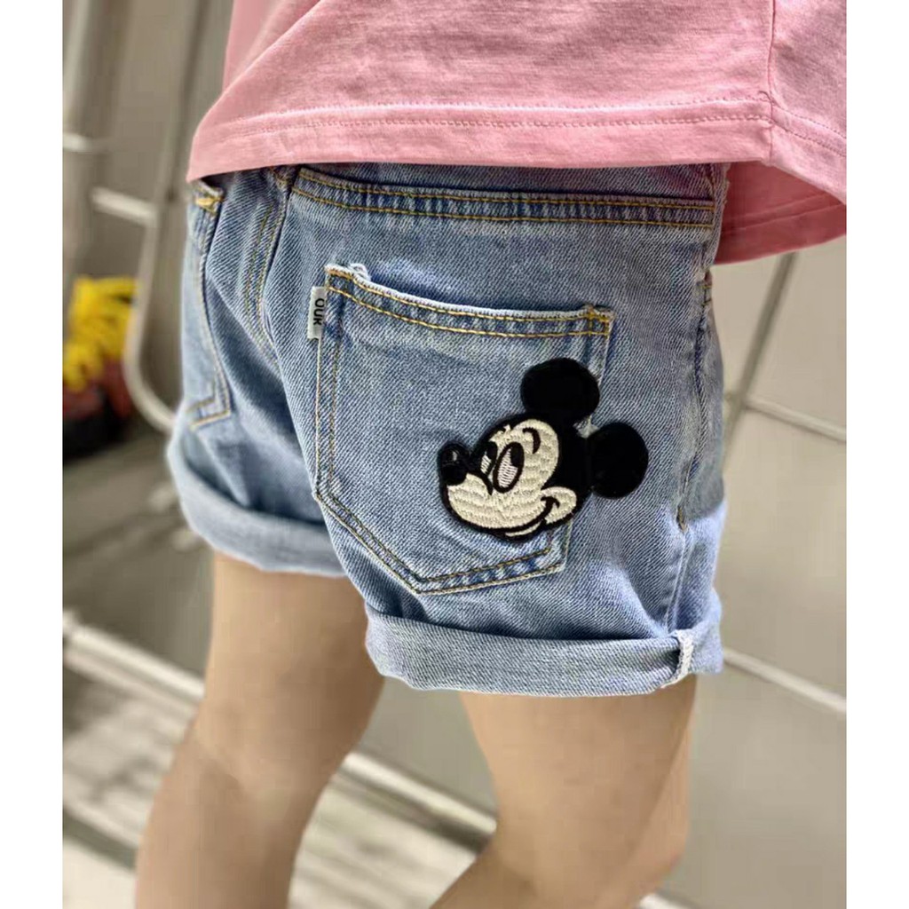 QUẦN JEAN MICKEY CHO BÉ TRAI BÉ GÁI 8-18kg