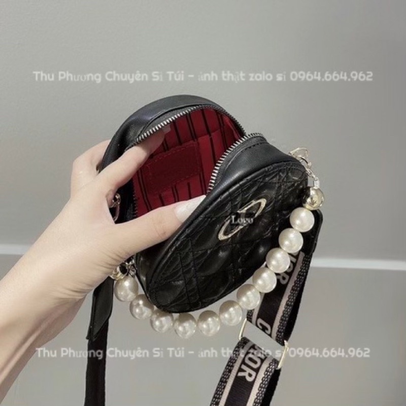 [FREESHIP] Túi cốp tròn siêu xinh da mềm kèm dây đeo chéo bản to hottrend (hàng chuẩn hình)