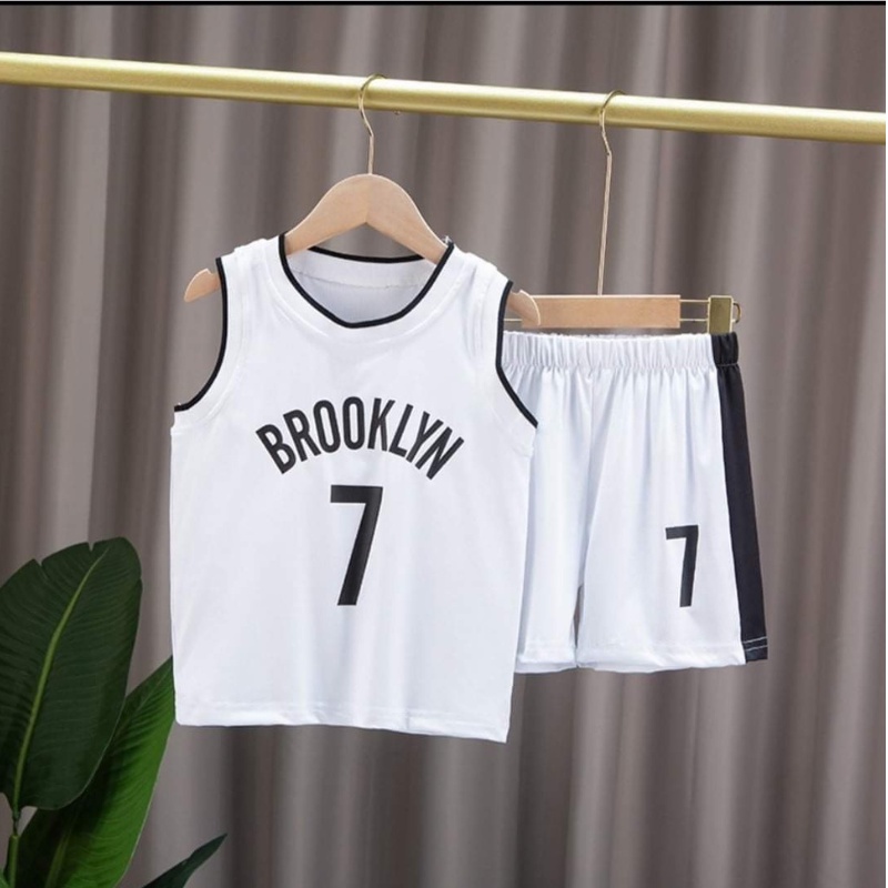 Bộ ba lỗ thể thao bé trai chất cotton size đại đến 65kg - BỘ BROOKLYN 7